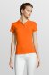 Рубашка поло женская People 210, оранжевая Рубашка поло женская People 210, оранжевая