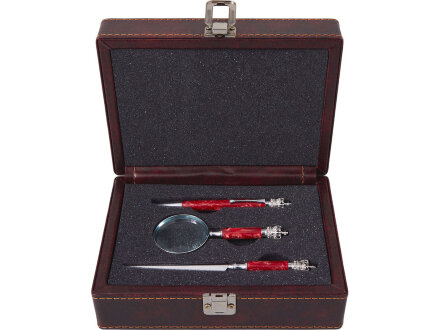 Набор Принц Уэльский : ручка шариковая, лупа, нож для бумаг