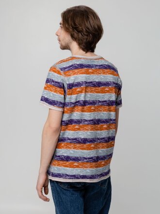 Футболка мужская Rayet двусторонняя, оранжевая с фиолетовым Футболка мужская Rayet двусторонняя, оранжевая с фиолетовым