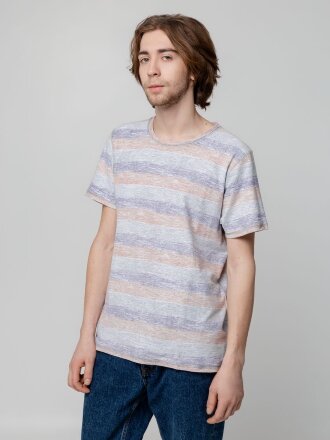 Футболка мужская Rayet двусторонняя, оранжевая с фиолетовым Футболка мужская Rayet двусторонняя, оранжевая с фиолетовым