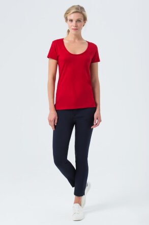 Футболка женская Metropolitan, красная Футболка женская Metropolitan, красная