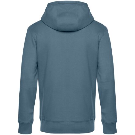 Толстовка с капюшоном унисекс King, серо-синяя Толстовка с капюшоном унисекс King, серо-синяя