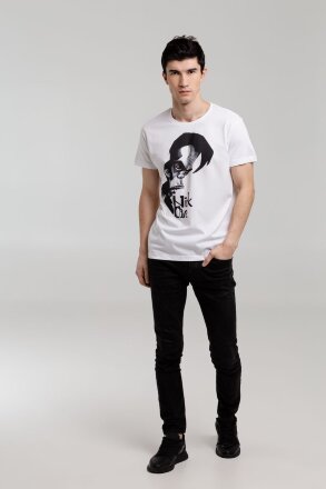 Футболка «Меламед. Nick Cave», белая Футболка «Меламед. Nick Cave», белая