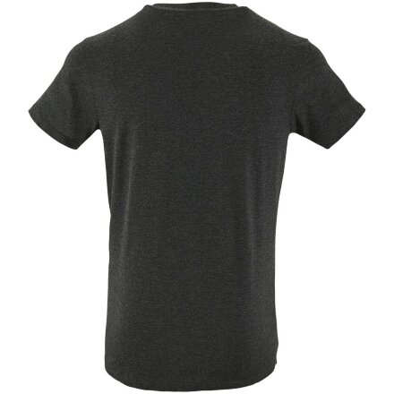 Футболка приталенная Old Patents. Knife, черный меланж Футболка приталенная Old Patents. Knife, черный меланж