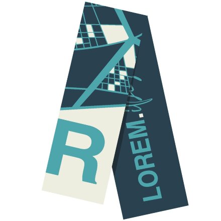 Шарф на заказ Tricksy Classic Fint, M, акрил Шарф на заказ Tricksy Classic Fint, M, акрил