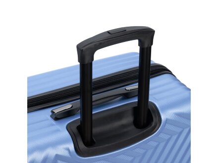 Чемодан TORBER Lama, синий, ABS-пластик, 49 х 29,5 х 77 см, 92 л Чемодан TORBER Lama, синий, ABS-пластик, 49 х 29,5 х 77 см, 92 л