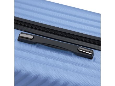 Чемодан TORBER Lama, синий, ABS-пластик, 49 х 29,5 х 77 см, 92 л Чемодан TORBER Lama, синий, ABS-пластик, 49 х 29,5 х 77 см, 92 л