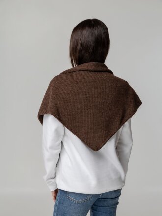 Косынка Dalia, темно-коричневая Косынка Dalia, темно-коричневая