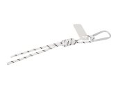 Брелок-веревочка на карабине Trinket, черно-белый Брелок-веревочка на карабине Trinket, черно-белый