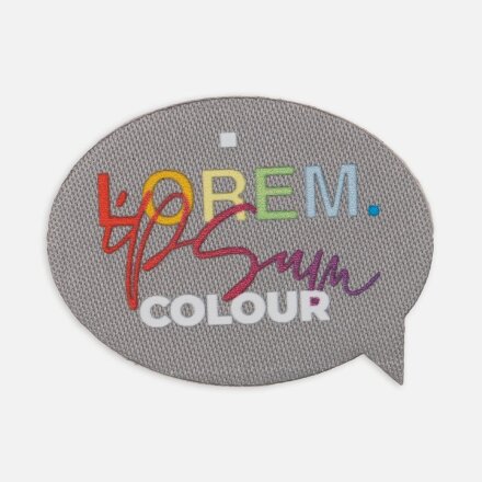 Наклейка тканевая Lunga Bubble, M, серая Наклейка тканевая Lunga Bubble, M, серая