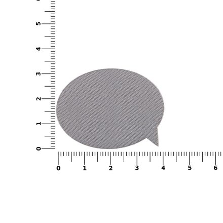 Наклейка тканевая Lunga Bubble, M, серая Наклейка тканевая Lunga Bubble, M, серая