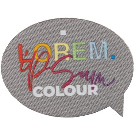 Наклейка тканевая Lunga Bubble, M, серая Наклейка тканевая Lunga Bubble, M, серая