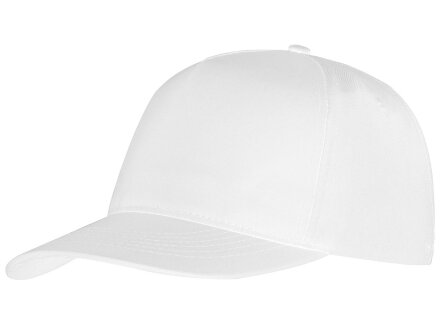 Бейсболка Poly 5-ти панельная 120 гр, белый (P)