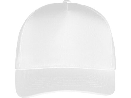 Бейсболка Poly 5-ти панельная 120 гр, белый (P)
