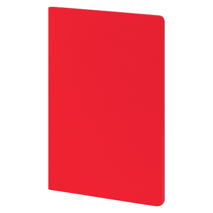 Блокнот Corsa slim, красный