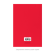 Блокнот Corsa slim, красный