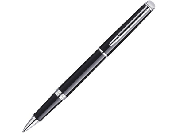 Ручка роллер Waterman Hemisphere, цвет: Mars Black/CT, стержень: Fblk с нанесением логотипа