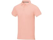Calgary мужская рубашка-поло с коротким рукавом, pale blush pink