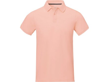 Calgary мужская рубашка-поло с коротким рукавом, pale blush pink