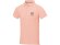 Calgary мужская рубашка-поло с коротким рукавом, pale blush pink