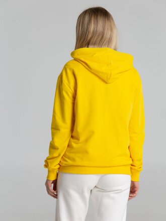 Толстовка на молнии с капюшоном Unit Siverga, желтая Толстовка на молнии с капюшоном Unit Siverga, желтая