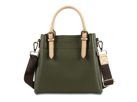 Сумка женская BUGATTI Ella, оливковая, полиуретан, 27х12х23,5 см Сумка женская BUGATTI Ella, оливковая, полиуретан, 27х12х23,5 см