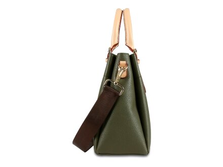 Сумка женская BUGATTI Ella, оливковая, полиуретан, 27х12х23,5 см Сумка женская BUGATTI Ella, оливковая, полиуретан, 27х12х23,5 см