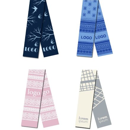 Шарф на заказ Tricksy Classic Fint, M, полушерсть Шарф на заказ Tricksy Classic Fint, M, полушерсть