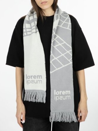 Шарф на заказ Tricksy Classic Fint, M, полушерсть Шарф на заказ Tricksy Classic Fint, M, полушерсть