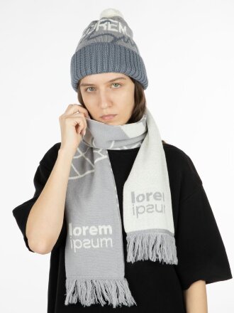 Шарф на заказ Tricksy Classic Fint, M, полушерсть Шарф на заказ Tricksy Classic Fint, M, полушерсть