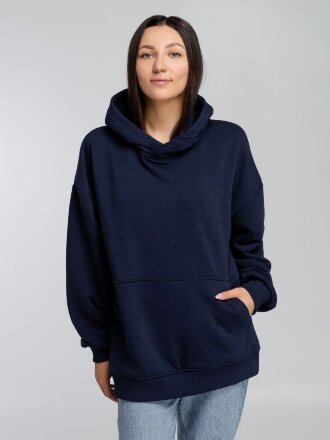 Худи оверсайз Kulonga Comfort, темно-синее Худи оверсайз Kulonga Comfort, темно-синее