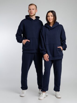 Худи оверсайз Kulonga Comfort, темно-синее Худи оверсайз Kulonga Comfort, темно-синее