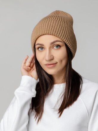 Шапка Tommi, бежевый меланж Шапка Tommi, бежевый меланж