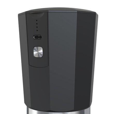 Портативная кофемолка Electric Coffee Grinder, черная с оранжевым Портативная кофемолка Electric Coffee Grinder, черная с оранжевым