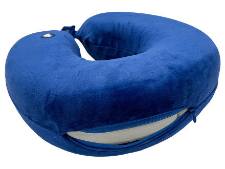 Подушка для путешествий с эффектом памяти Мемо Drowsy Royal Blue Подушка для путешествий с эффектом памяти Мемо Drowsy Royal Blue