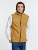 Жилет с капюшоном унисекс Gotland, горчичный Жилет с капюшоном унисекс Gotland, горчичный