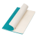 Блокнот Corsa slim, бирюзовый