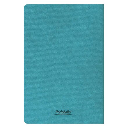 Блокнот Corsa slim, бирюзовый