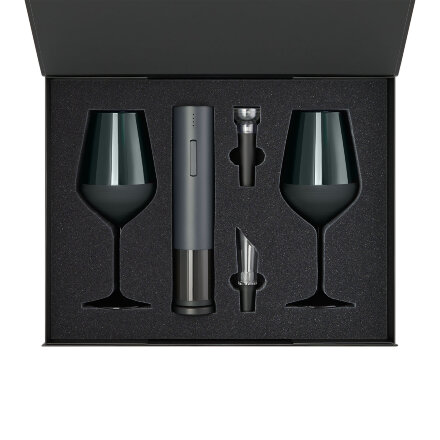 Ложемент под 2 бокала для вина + набор для вина Sacramento в большую коробку-трансформер (арт. 695722)