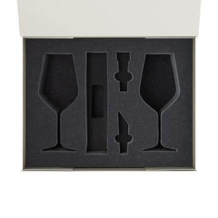Ложемент под 2 бокала для вина + набор для вина Sacramento в большую коробку-трансформер (арт. 695722)