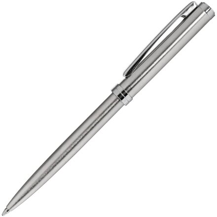 Ручка шариковая Delgado, серебристая Ручка шариковая Delgado, серебристая