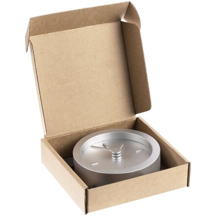 Часы настольные Bronco XXS Sparky, серебристые Часы настольные Bronco XXS Sparky, серебристые