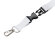 Ланъярд 2 см под сублимацию с карабином и межуровневым замком, серебристый