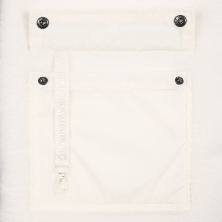 Куртка унисекс Oblako, молочно-белая Куртка унисекс Oblako, молочно-белая