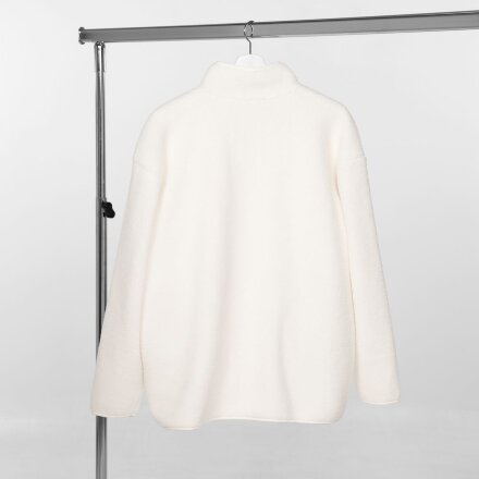 Куртка унисекс Oblako, молочно-белая Куртка унисекс Oblako, молочно-белая