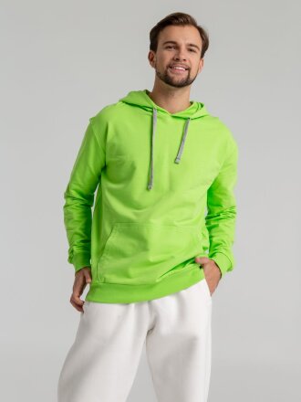 Толстовка с капюшоном Unit Kirenga, зеленое яблоко Толстовка с капюшоном Unit Kirenga, зеленое яблоко