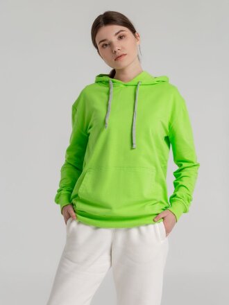 Толстовка с капюшоном Unit Kirenga, зеленое яблоко Толстовка с капюшоном Unit Kirenga, зеленое яблоко