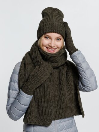 Шарф Nordkyn, зеленый (оливковый) Шарф Nordkyn, зеленый (оливковый)