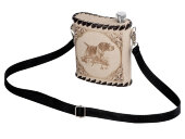 Фляга 503(белая кожа) , 0,5 л Фляга 503(белая кожа) , 0,5 л