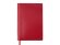 Блокнот А5 Scribe, гибкая обложка, 96 листов 80 гр/м2, красный